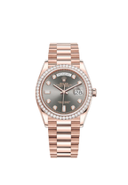Rolex Day-Date 36mm, 18k Everose Gold, Ref# 128345rbr-0052