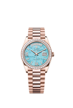 Rolex Day-Date 36, 18k Everose Gold with Diamond-set, 36mm, Ref# 128345rbr-0064