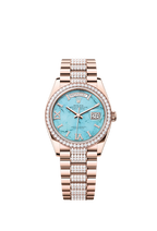 Rolex Day-Date 36, 18k Everose Gold with Diamond-set, 36mm, Ref# 128345rbr-0065