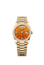 Rolex Day-Date 36, 18k Yellow Gold with Diamond-set, 36mm, Ref# 128348rbr-0049