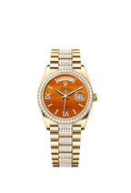 Rolex Day-Date 36, 18k Yellow Gold with Diamond-set, 36mm, Ref# 128348rbr-0050
