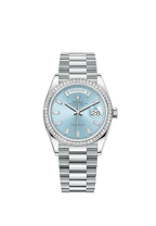 Rolex Day-Date 36mm, Platinum, Ref# 128396tbr-0003