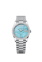 Rolex Day-Date 36, Platinum with Diamond-set, 36mm, Ref# 128396tbr-0016