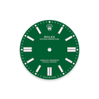 Unworn 2025, Rolex Oyster Perpetual, Oystersteel 41mm, Green dial, Domed Oyster, Ref# 134300-0004, box and papers