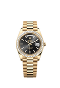 Rolex Day-Date 40, 18k Yellow Gold with Diamond-set, 40mm, Ref# 228398tbr-0041