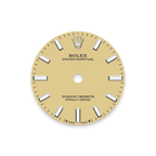 Unworn 2025, Rolex Oyster Perpetual, Oystersteel, 28mm, Beige dial, Domed Oyster, Ref# 276200-0007, box and papers