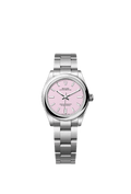 Unworn 2025, Rolex Oyster Perpetual, Oystersteel, 31mm, Candy pink dial, Domed Oyster, Ref# 277200-0009, box and papers