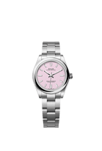 Unworn 2025, Rolex Oyster Perpetual, Oystersteel, 31mm, Candy pink dial, Domed Oyster, Ref# 277200-0009, box and papers
