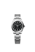 Unworn 2025, Rolex Oyster Perpetual, Oystersteel, 31mm, Black dial, Domed Oyster, Ref# 277200-0016, box and papers