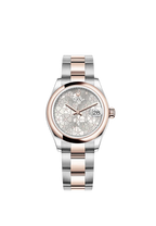 Rolex Datejust 31mm, Oystersteel and 18k Everose Gold and Diamonds, Ref# 278241-0031