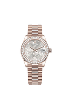 Rolex Datejust 31mm, 18k Everose Gold and Diamonds, Ref# 278285rbr-0036