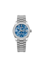 Rolex Datejust 31mm, 18k White Gold and Diamonds, Ref# 278289rbr-0025