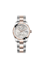 Rolex Datejust 31mm, Oystersteel and 18k Everose Gold with Diamonds, Ref# 278341rbr-0031