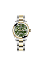 Rolex Datejust 31mm, Oystersteel and 18k Yellow Gold with Diamonds, Ref# 278343rbr-0031