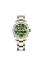 Rolex Datejust 31mm, Oystersteel and 18k Yellow Gold with Diamonds, Ref# 278383rbr-0031