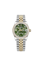 Rolex Datejust 31mm, Oystersteel and 18k Yellow Gold with Diamonds, Ref# 278383rbr-0032