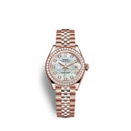 Rolex Lady-Datejust 28, 18kt Everose Gold and diamonds, Ref# 279135RBR-0019