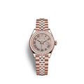 Rolex Lady-Datejust 28, 18kt Everose Gold and diamonds, Ref# 279135RBR-0022