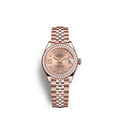 Rolex Lady-Datejust 28, 18kt Everose Gold and diamonds, Ref# 279135RBR-0030