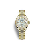 Rolex Lady-Datejust 28, 18kt Yellow Gold and diamonds, Ref# 279138RBR-0016