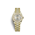 Rolex Lady-Datejust 28, 18kt Yellow Gold and diamonds, Ref# 279138RBR-0017