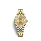 Rolex Lady-Datejust 28, 18kt Yellow Gold and diamonds, Ref# 279138RBR-0022