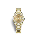 Rolex Lady-Datejust 28, 18kt Yellow Gold and diamonds, Ref# 279138RBR-0023