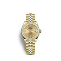 Rolex Lady-Datejust 28, 18kt Yellow Gold and diamonds, Ref# 279138RBR-0024