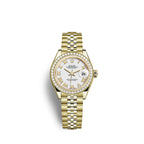 Rolex Lady-Datejust 28, 18kt Yellow Gold and diamonds, Ref# 279138RBR-0032