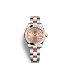 Rolex Lady-Datejust 28, Oystersteel and 18k Everose Gold, Ref# 279161-0024