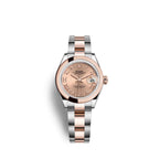 Rolex Lady-Datejust 28, Oystersteel and 18k Everose Gold, Ref# 279161-0026