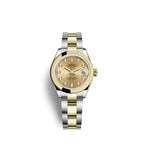 Rolex Lady-Datejust 28, Oystersteel and 18k Yellow Gold, Ref# 279163-0012