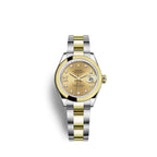 Rolex Lady-Datejust 28, Oystersteel and 18k Yellow Gold, Ref# 279163-0021