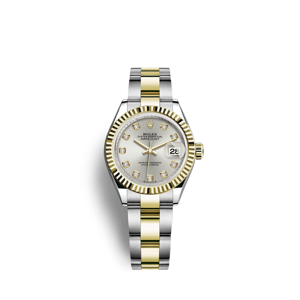 Rolex Lady-Datejust 28, Oystersteel and 18k Yellow Gold, Ref# 279173-0008