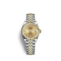 Rolex Lady-Datejust 28, Oystersteel and 18k Yellow Gold, Ref# 279173-0009