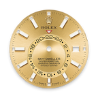 Rolex Sky-Dweller, 42mm, Oystersteel and 18k Yellow Gold, Champagne, Oyster, Ref# 336933-0001