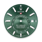 Rolex Sky-Dweller, 42mm, Oystersteel and 18k White Gold, Green, Oyster, Ref# 336934-0001