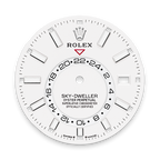 Rolex Sky-Dweller, 42mm, Oystersteel and 18k White Gold, White, Oyster, Ref# 336934-0003