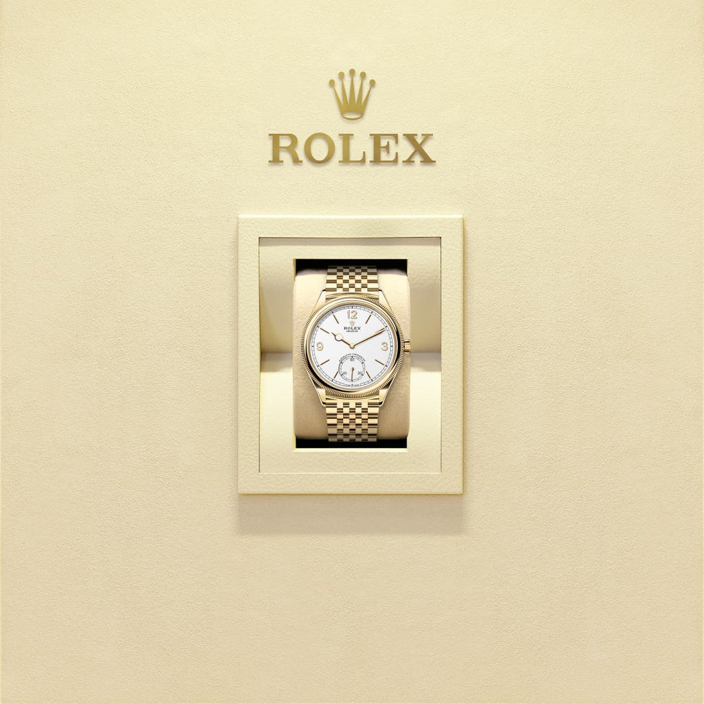 Unworn 2025, Rolex Perpetual 1908, 18k Yellow Gold, 39mm, Ref# 52508-0008, box and papers