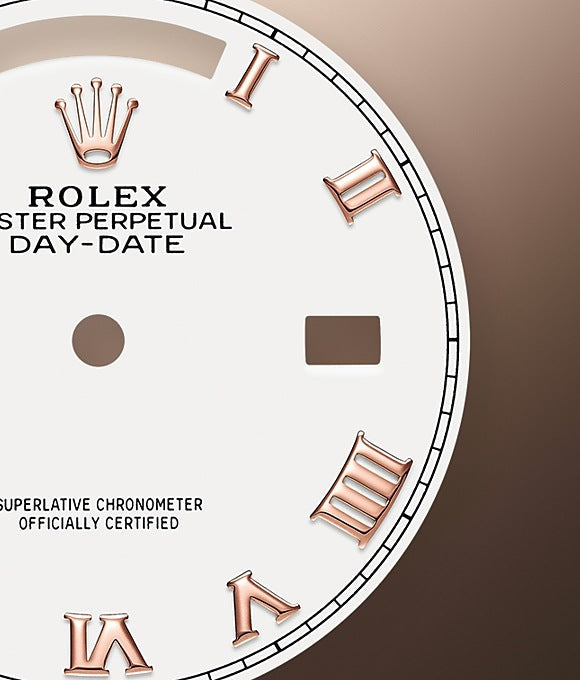 Rolex Day-Date 36 Everose gold Ref# 128235-0052