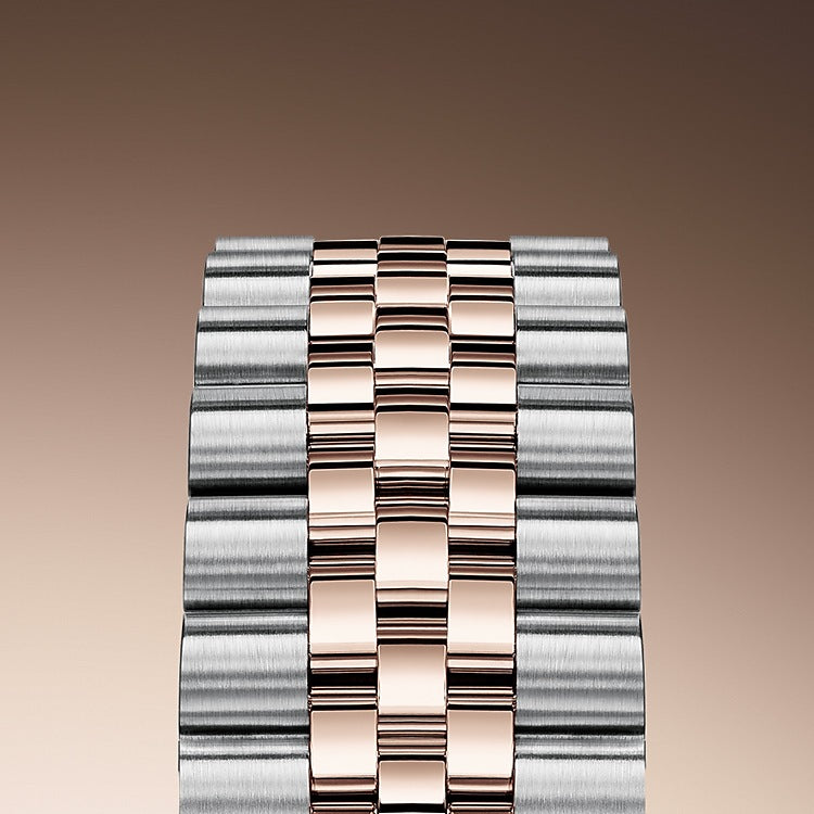 Rolex Datejust 31, Oystersteel, 18kt Everose Gold and diamonds, Ref# 278341RBR-0020