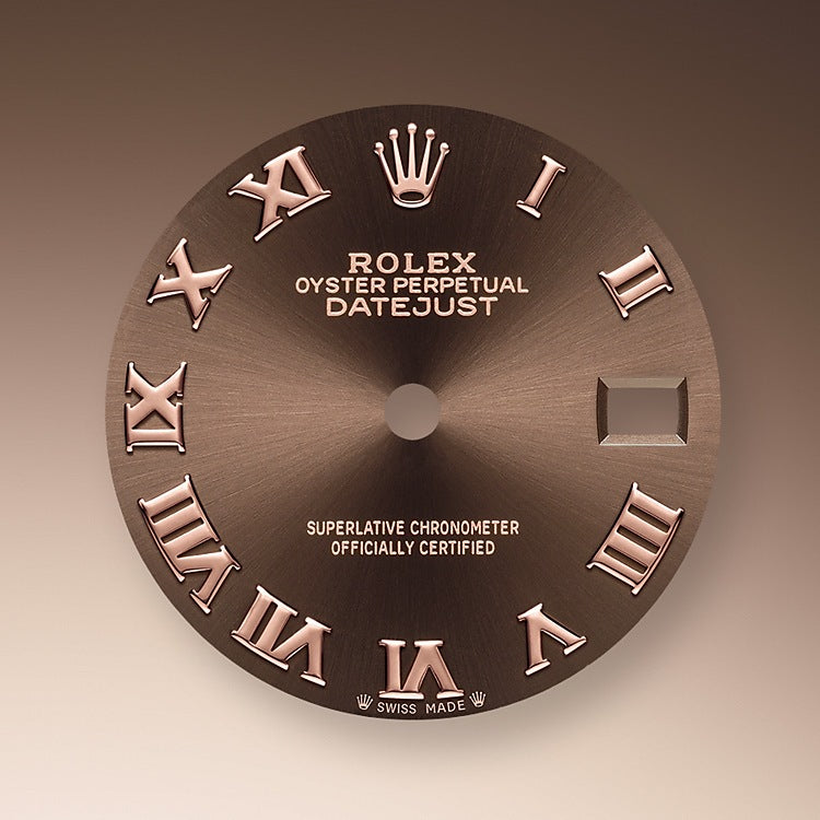 Rolex Lady-Datejust 28, 18kt Everose Gold and diamonds, Ref# 279135RBR-0012