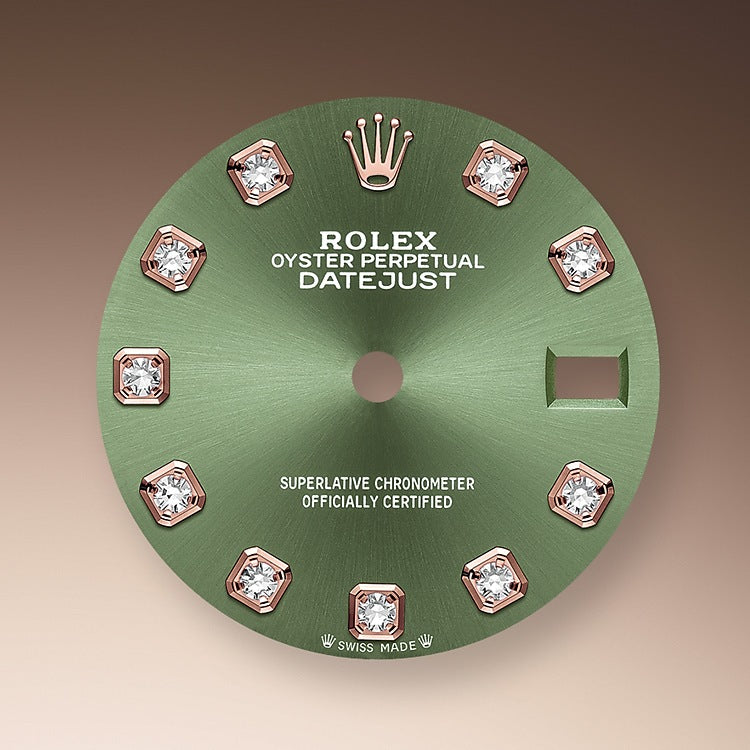 Rolex Lady-Datejust 28, 18kt Everose Gold and diamonds, Ref# 279135RBR-0014