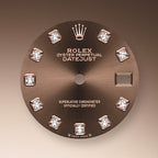 Rolex Lady-Datejust 28, 18kt Everose Gold and diamonds, Ref# 279135RBR-0017