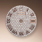 Rolex Lady-Datejust 28, 18kt Everose Gold and diamonds, Ref# 279135RBR-0021