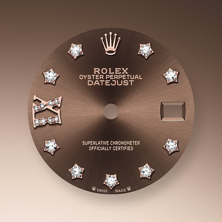 Rolex Lady-Datejust 28, Oystersteel and 18k Everose Gold, Ref# 279161-0003