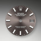 Rolex Lady-Datejust 28, Oystersteel and 18k White Gold, Ref# 279384RBR-0013