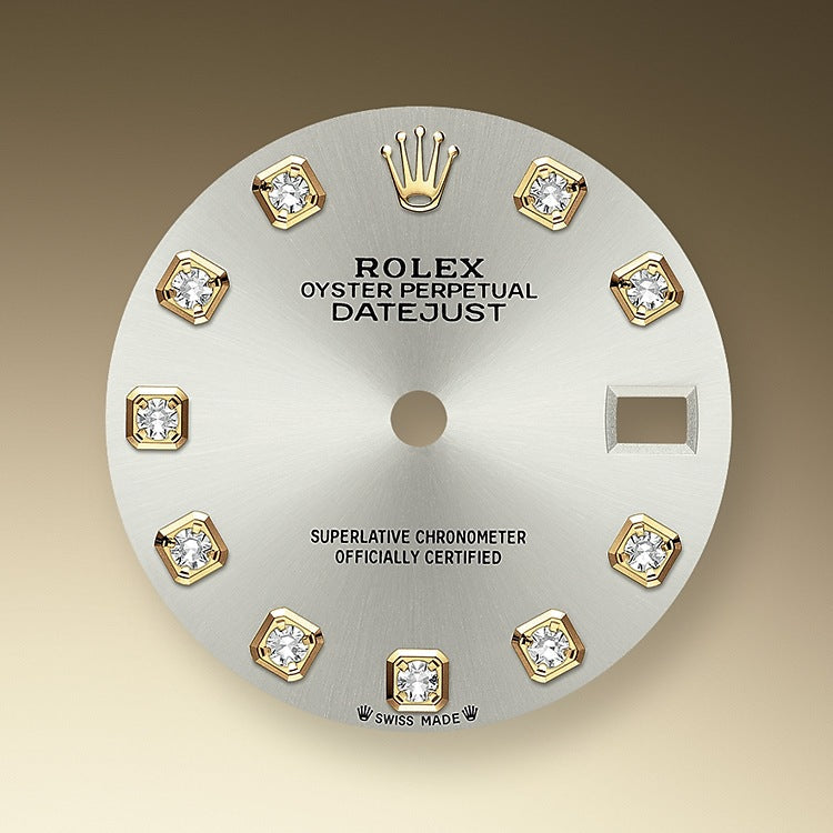 Rolex Lady-Datejust 28, 18kt Yellow Gold and diamonds, Ref# 279138RBR-0019