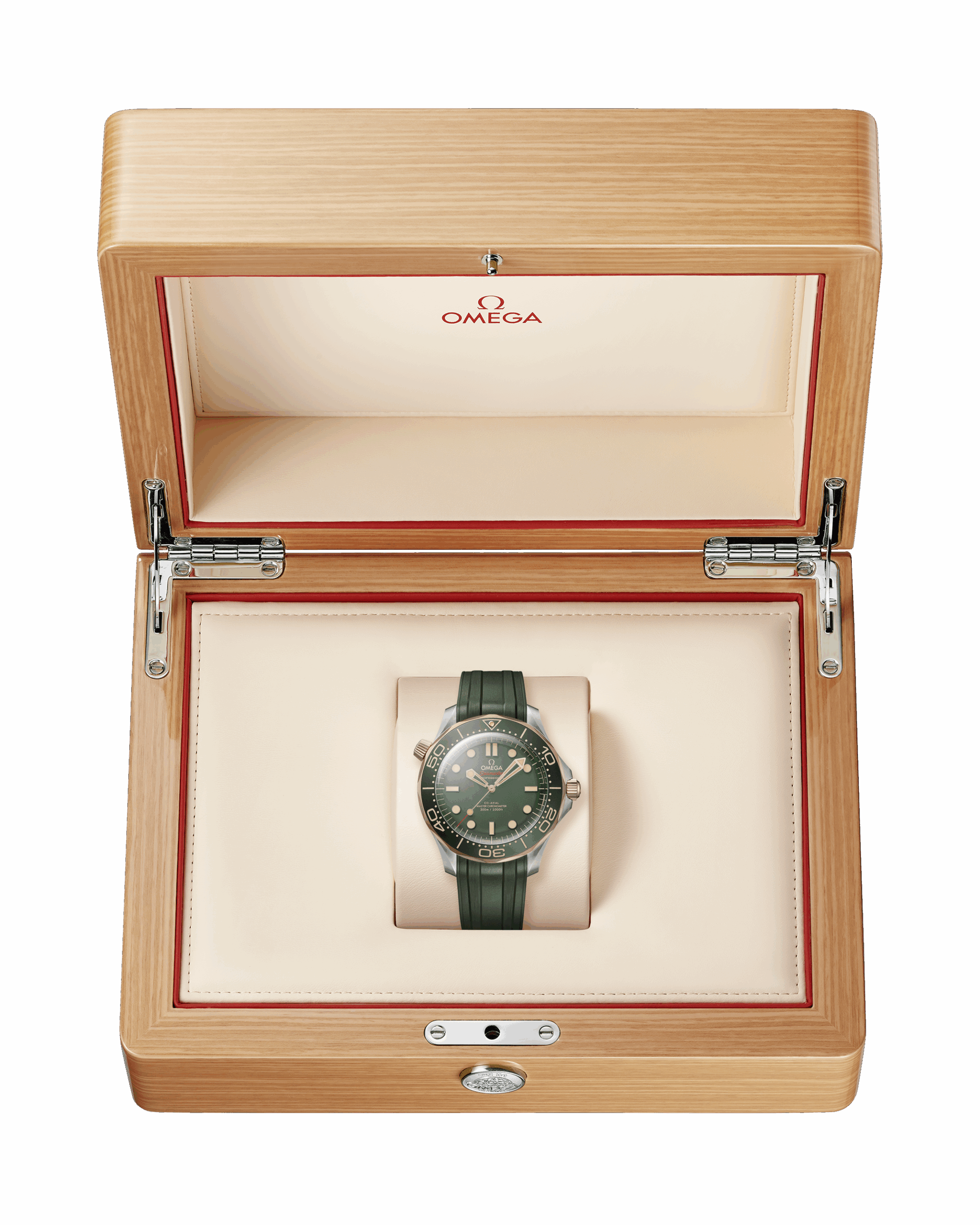 Unworn, Omega Seamaster Diver 300m, Titanium and OMEGA’s exclusive 9K Bronze Gold, 42mm, Ref# 210.92.42.20.10.001, box and papers