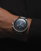 Unworn, Omega Speedmaster First Omega in Space, Co-Axial Chronograph, 39,7mm, Ref# 310.30.40.50.06.001, box and papers